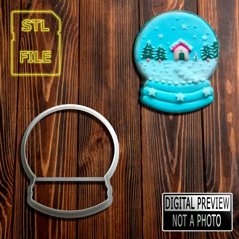 COOKIE CUTTER - CHRISTMAS SNOW GLOBE THEME