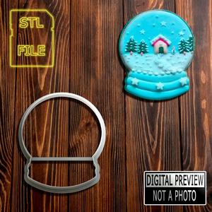 COOKIE CUTTER - CHRISTMAS SNOW GLOBE THEME