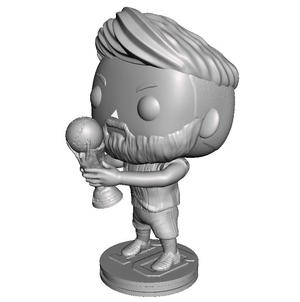 World Champion Messi Funko-Style 3D Print Model | 15cm Tall | OBJ File | 2.0mm Nozzle Optimized