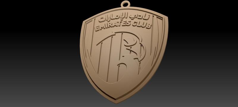 UAE Pro League Emirates keychain badge