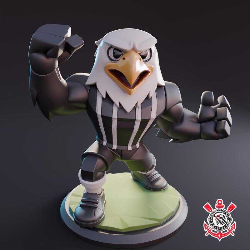 🦅⚫⚪ O Gavião mais louco da Fiel em 3D! ⚪⚫🦅