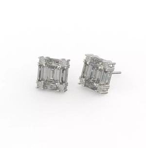 Emerald earring 3d model jewelry 3d model jewelry 3d earring
