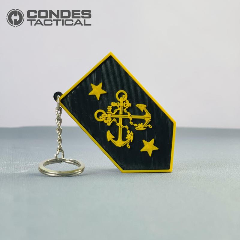 LLAVERO SUBOFICIAL SEGUNDO (KEYCHAIN) - ARMADA NACIONAL COLOMBIA.