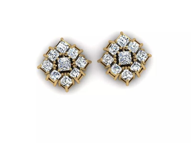 fine jewelry 3d jewelry  earring