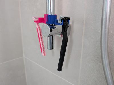 Mixed razor stand