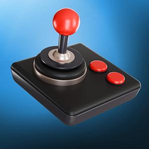 Joystick 3D model with Render Scene