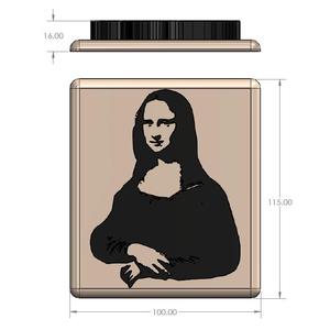 Mona Lisa Wall Art – 3D Printable Portrait Panel