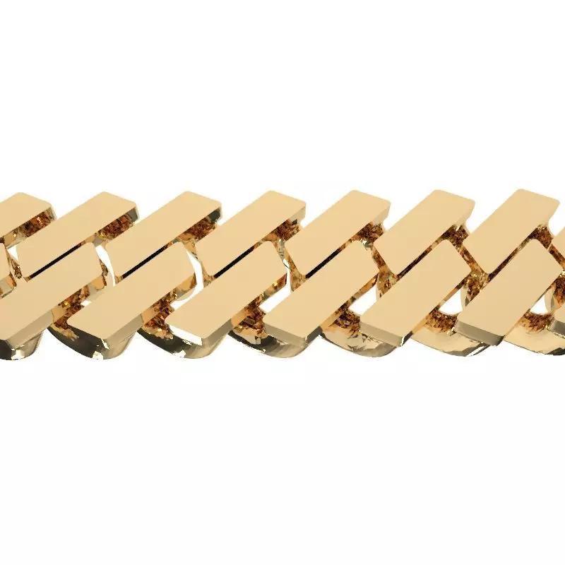 Cuban Link Square Bracelet