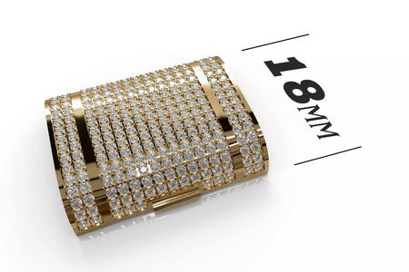 18 mm Diamond Lock Box for BRACELET - NECKLACE