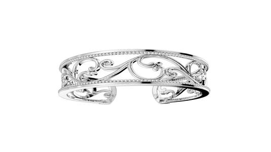 Bracelet Bangle 3D CAD Design Spring Rate Style-O-1-102