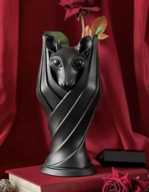 Halloween bat vase