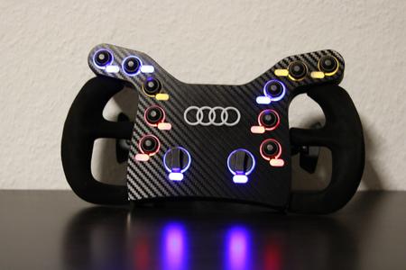 AUDI RS5 DTM DIY  illuminated Simracing Steering Wheel