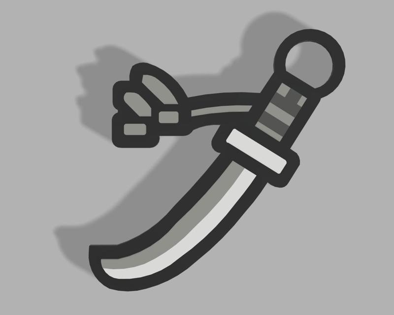 Long Sword Keychain || Katana Keychain (Monster Hunter)