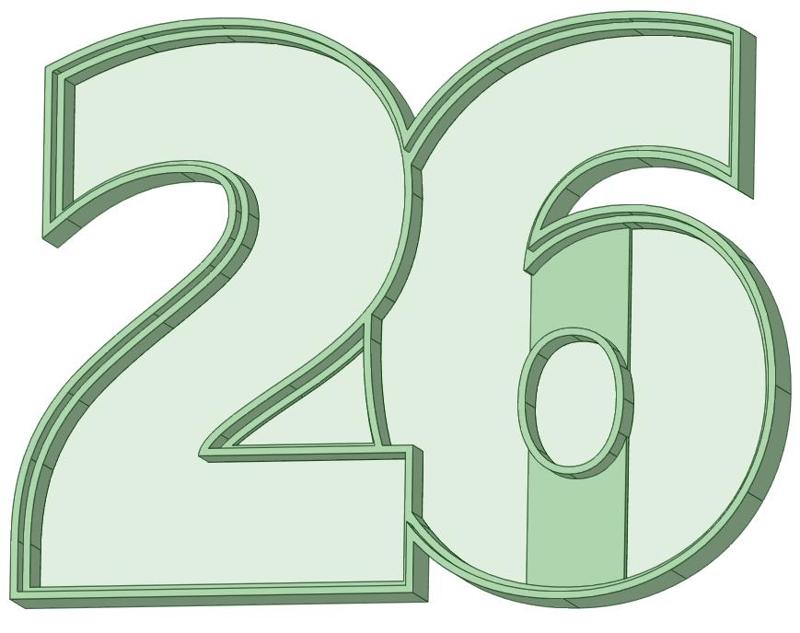 Shared numbers 26 75mm cutter