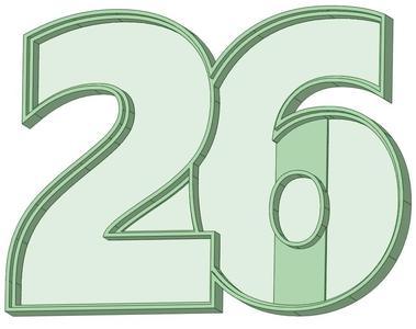 Shared numbers 26 75mm cutter