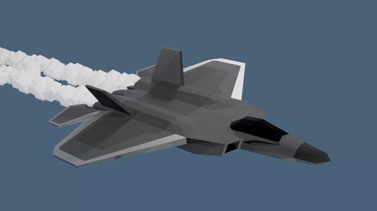 F22 inspired Fighter Jet