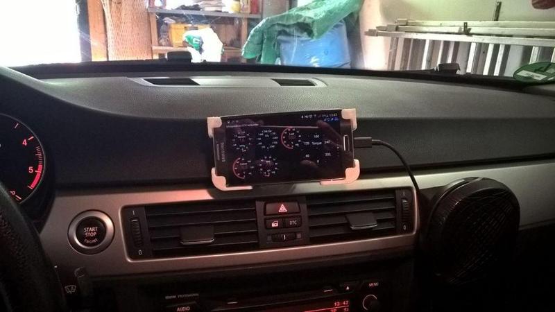 mobile phone holder for BMW vehicles
