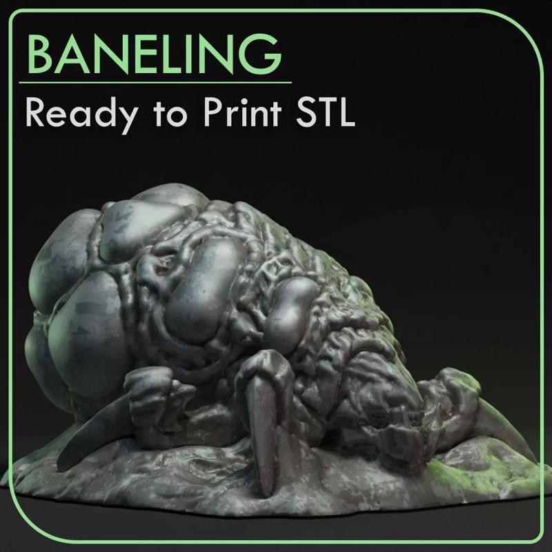 Baneling StarCraft 3D print model