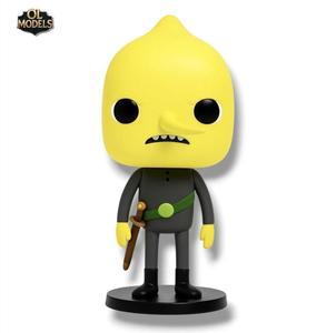 Earl of Lemongrab Chibi Figure Adventure Time 3D Model