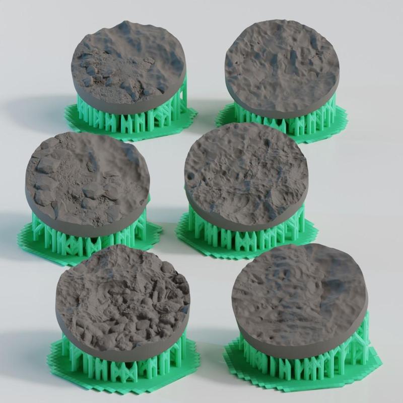 25mm sea shore wargaming bases
