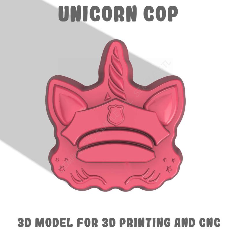 Unicorn cop Stl File