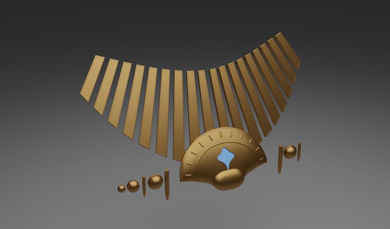 Morrigan necklace + bracers