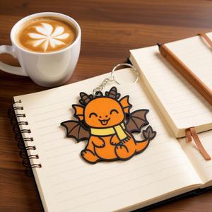 Maplewing – Whimsical Dragon Leaf Free Keychain