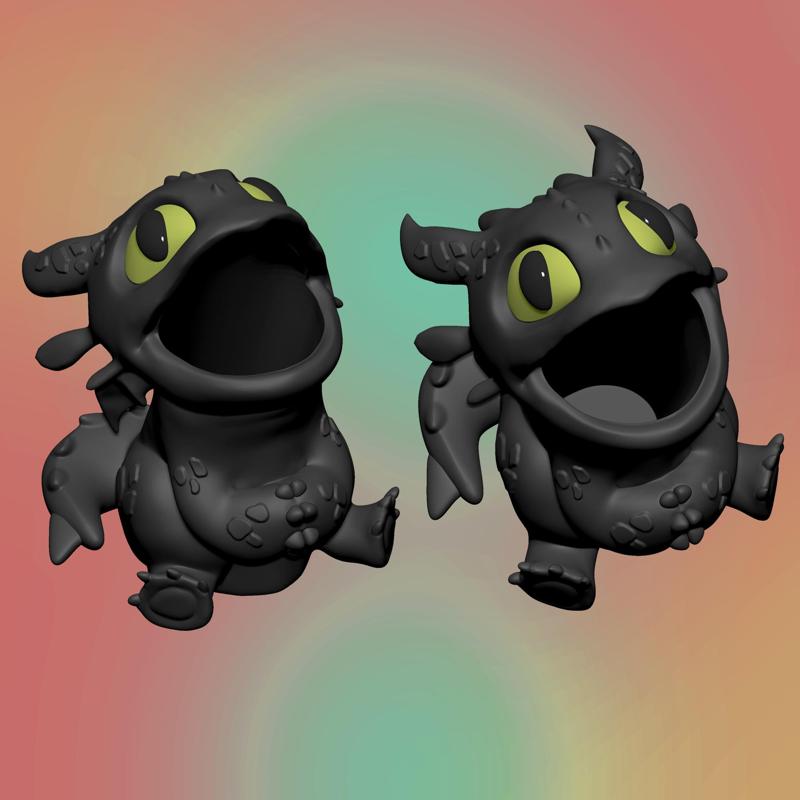 NightFury/ Toothless Popcorn Bucket