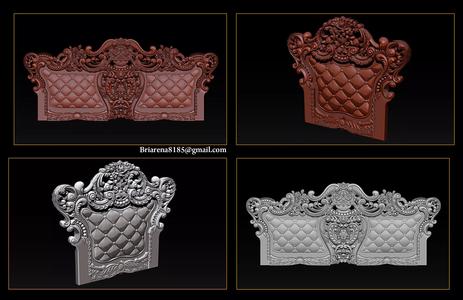 Collection - Furniture carving file stl OBJ and ZTL for CNC