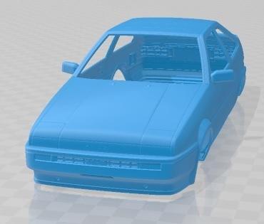Toyota AE86 Levin 1983 Printable Body Car