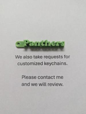 Carolina Panthers Keychain