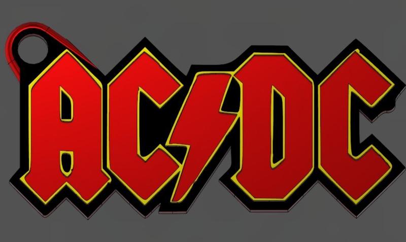 ACDC Logo Keychain