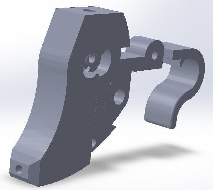 Ormerod extruder for Pneumatic fitting with 6mm thread