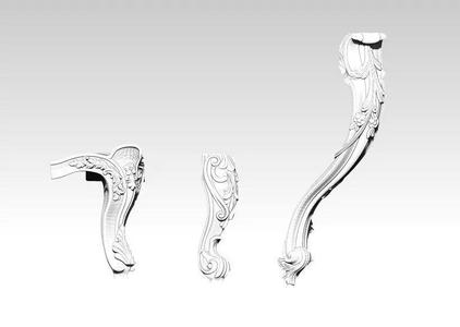 Furniture legs set of 3 pcs