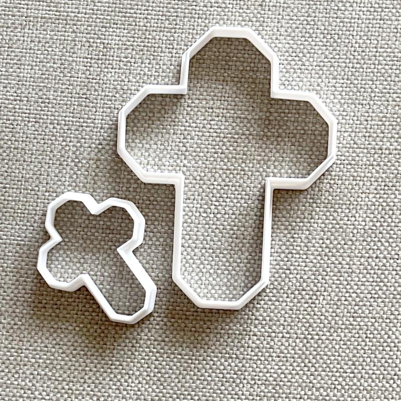 Cross Cookie Cutter, 5 sizes, Christian Cross, Baptism, Cross Shape, First communion, Communion, Christian symbol, Shape, imprint, Cross, Communio, Wedding, Baking