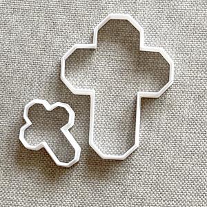 Cross Cookie Cutter, 5 sizes, Christian Cross, Baptism, Cross Shape, First communion, Communion, Christian symbol, Shape, imprint, Cross, Communio, Wedding, Baking