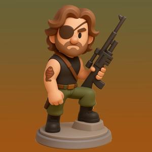 Snake Plissken - 3D figure Infinity/Disney style (100 mm)