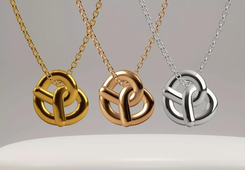 cretzel cookie pendant