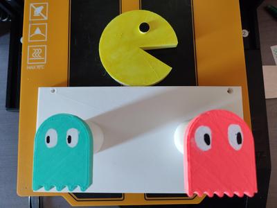 Coat rack pac-man
