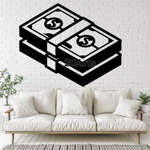 Banknotes 2D Wall Art/Window Art - Digital STL & SVG Files for 3D Printing and Laser Cutting