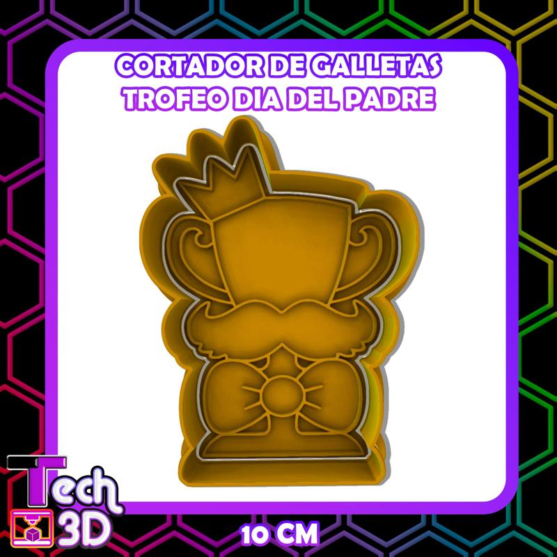 TROPHY FATHER'S DAY TROPHY COOKIE CUTTER / FATHER'S DAY TROPHY COOKIE CUTTER