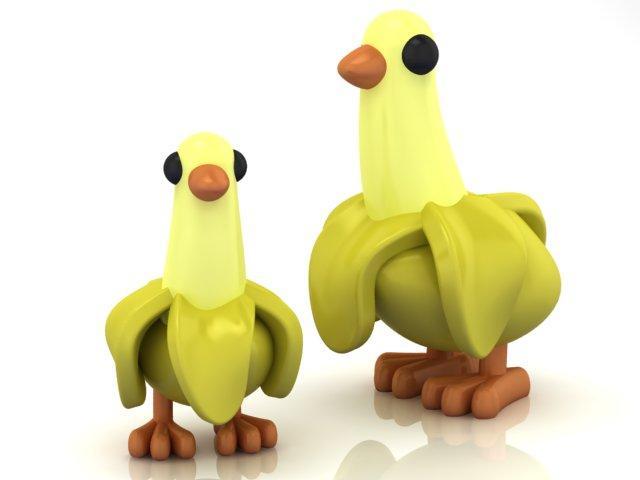 Hen Banana Printable Plastic Toy: A Fun and Interactive Plaything for Children
