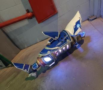 Jinx Fishbones from Arcane - LEDs Ready / Moving Jaw / Moving Handle