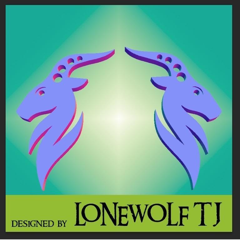 Goat Earring Keychain