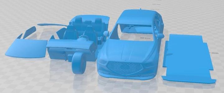 Genesis G90 2020 Printable Car