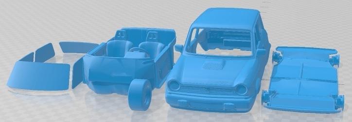 Autobianchi A112 Abarth 1975 Printable Car