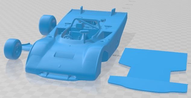 Ferrari 312 PB 1971 Printable Car