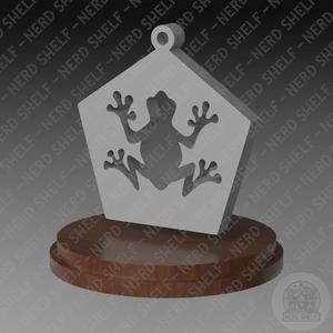 Chocolate Frog Charm with Hoop for Hanging