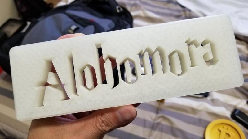 Harry Potter "Alohomora" Plate