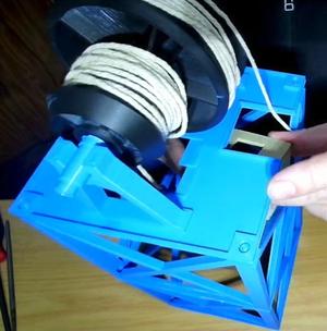 3d Prinatable Mineshaft hoist sections with moving parts.